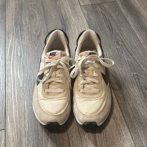 Nike Cream and Black Sneakers